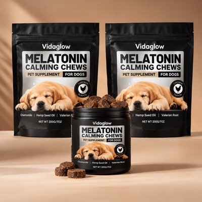 Melatonin Calming Chews for Dogs – Sleep Aid